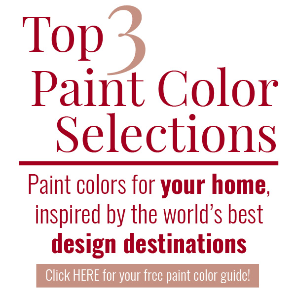 Top 3 Paint Color Selections inspired by the Baccarat Hotel