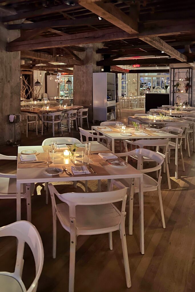 ABC Kitchen restaurant in New York City - dining decor